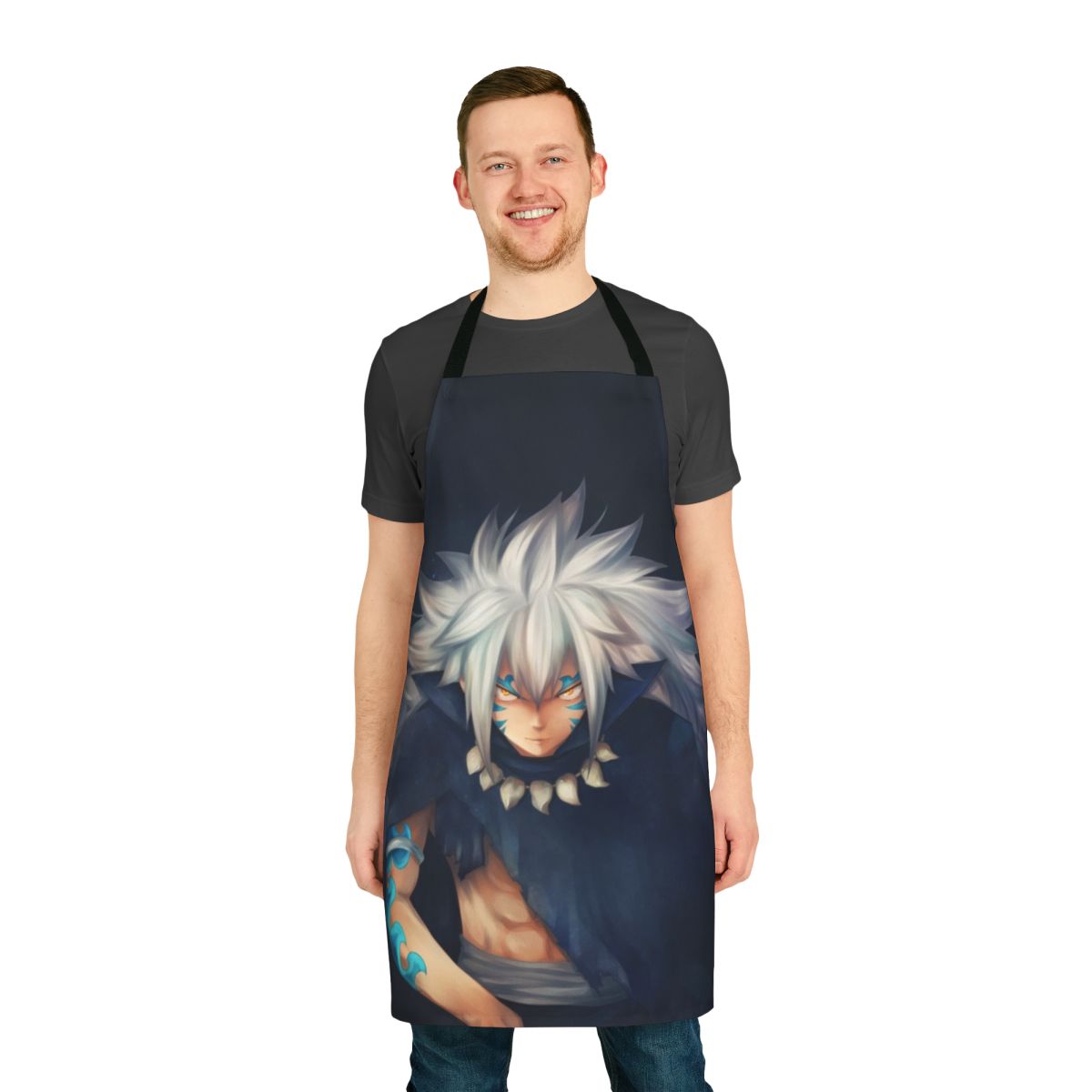Acnologia inspired dragon king apron with beautiful sunset and beach scenery