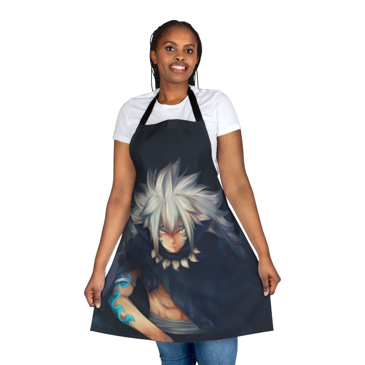 Acnologia inspired dragon king apron with beautiful sunset and beach scenery