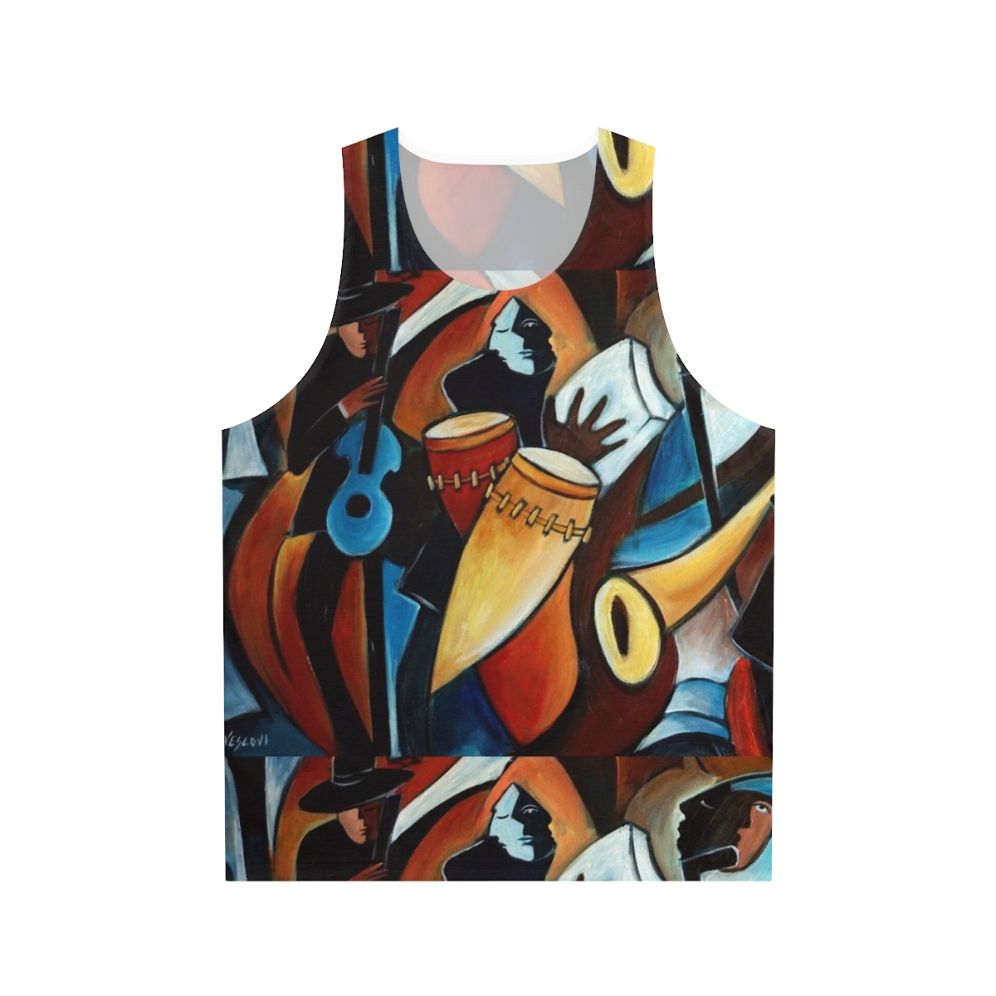 Acrylic Unisex Jazz Tank Top