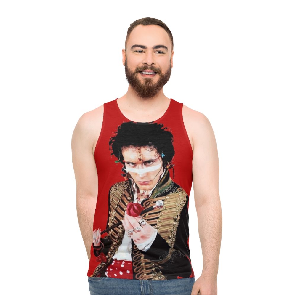 Adam Ant 80s punk fashion unisex tank top