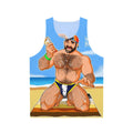 Unisex Adam Likes Sun Lotion Bear Pride Tank Top