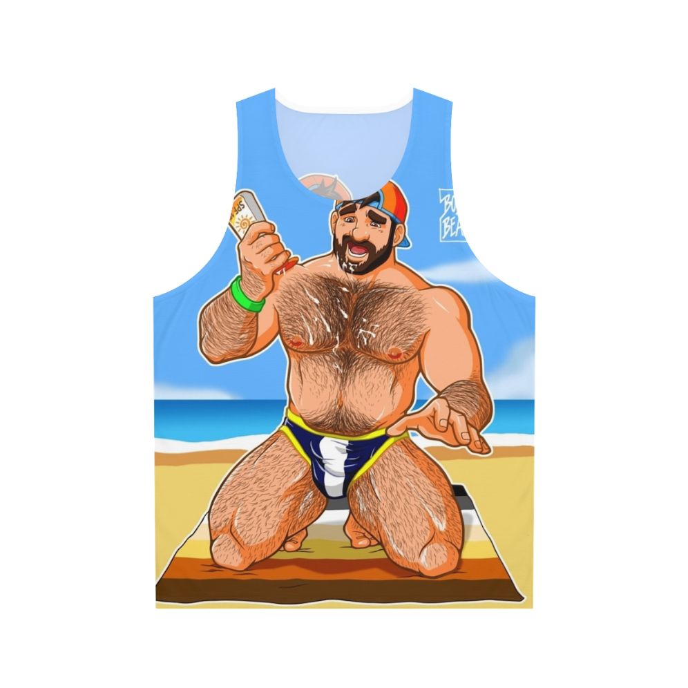 Unisex Adam Likes Sun Lotion Bear Pride Tank Top