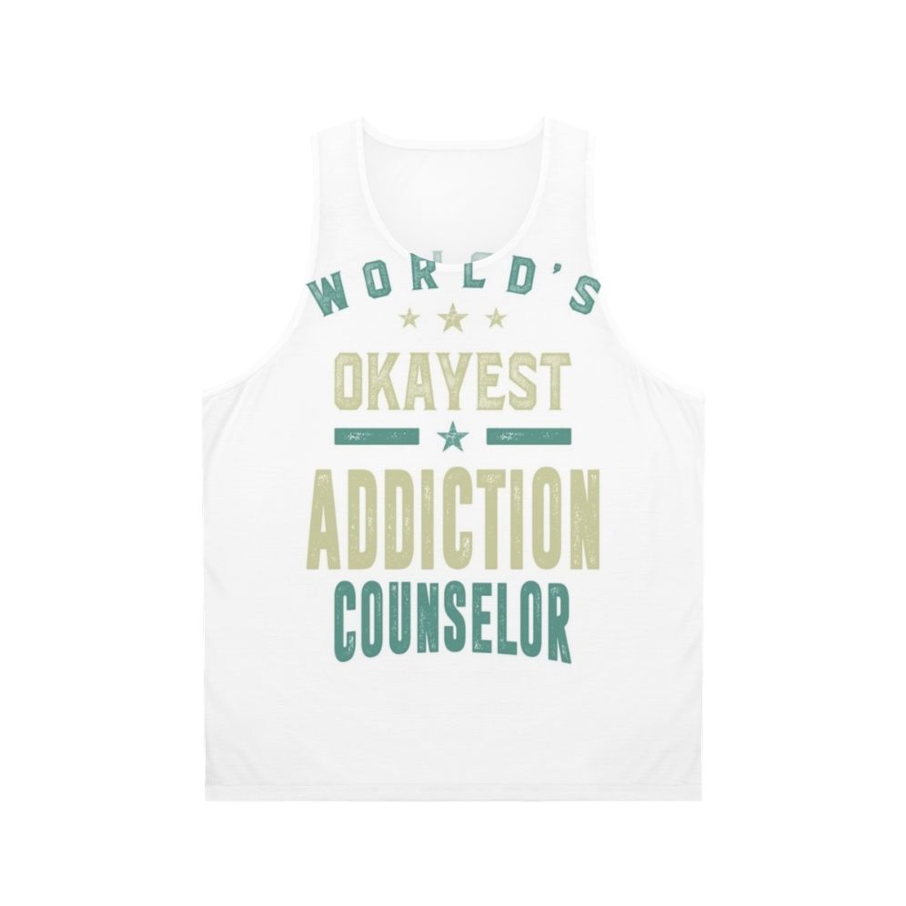 Addiction Counselor Unisex Tank Top