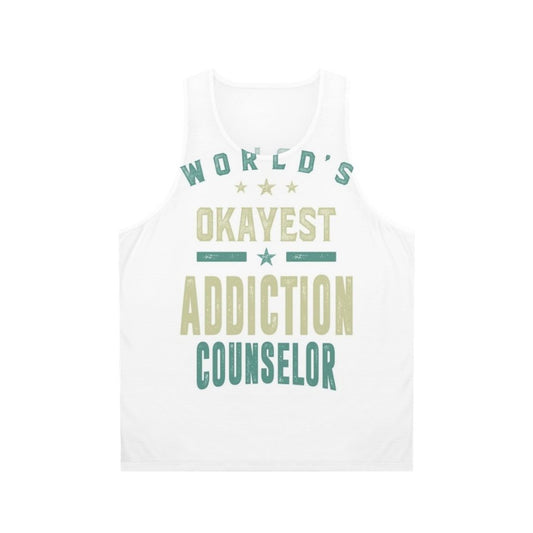 Addiction Counselor Unisex Tank Top