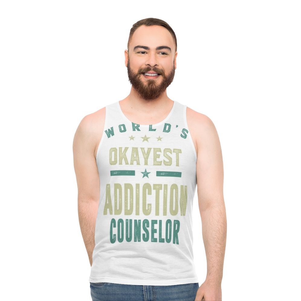 Addiction Counselor Unisex Tank Top