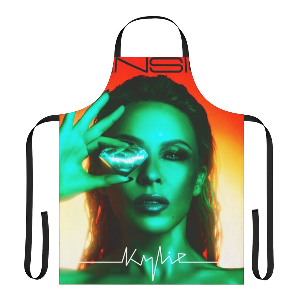 Adjustable tension apron with a stylish design, perfect for the kitchen.