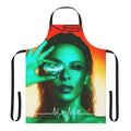 Adjustable tension apron with a stylish design, perfect for the kitchen.