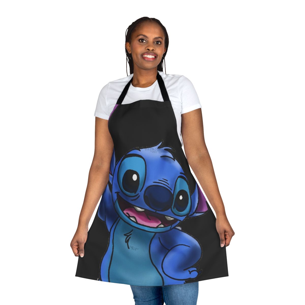 Experiment 626 Stitch Themed Apron for Sci-Fi Enthusiasts