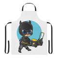 Adorable baby bat superhero apron with cute cartoon design
