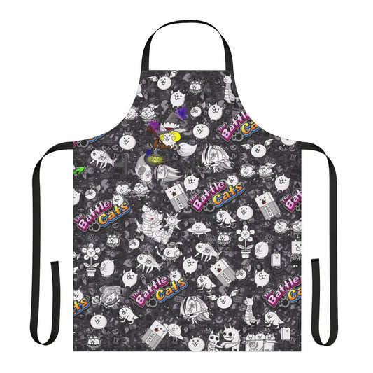 Battle Cats themed apron with cute kitten design