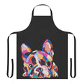 Zoe Apron featuring a cute dog design, perfect for pet owners