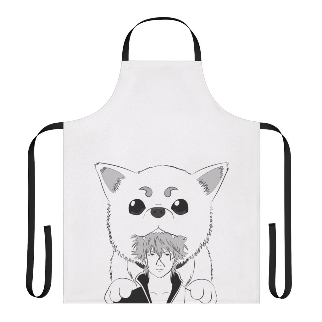 Charming apron featuring the beloved Dog God character from the popular anime Gintama