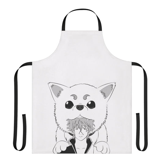 Charming apron featuring the beloved Dog God character from the popular anime Gintama