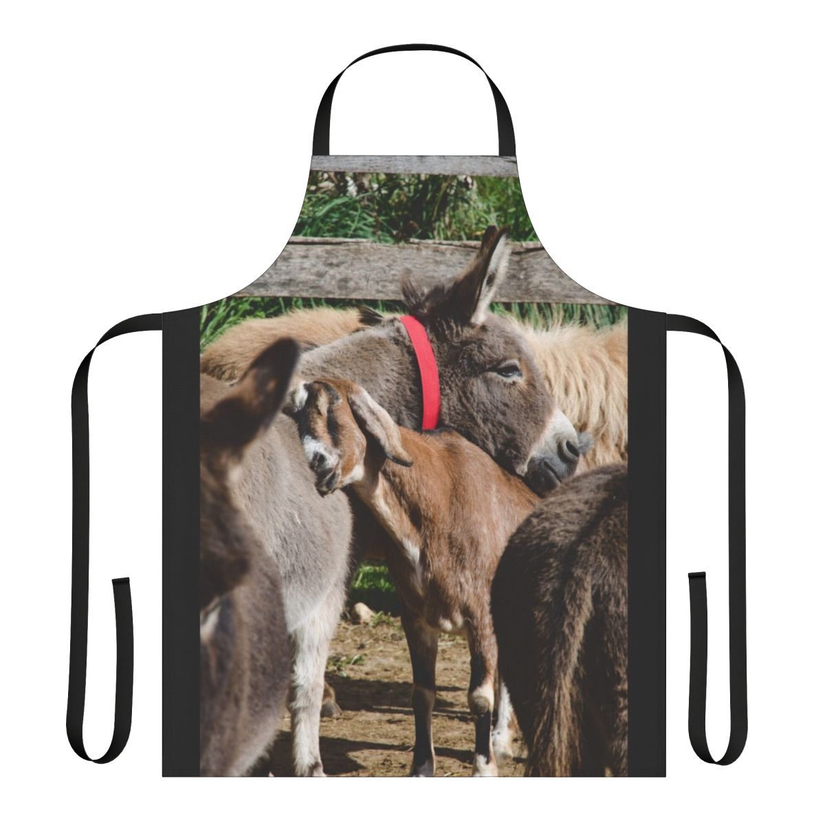 Donkey sanctuary apron with a cute and cuddly donkey design