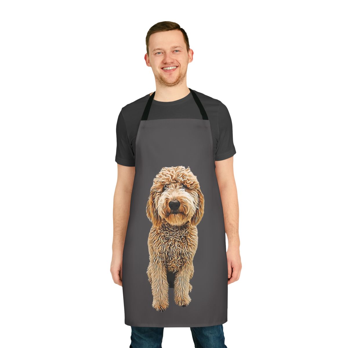 Labradoodle and Goldendoodle dog-themed apron