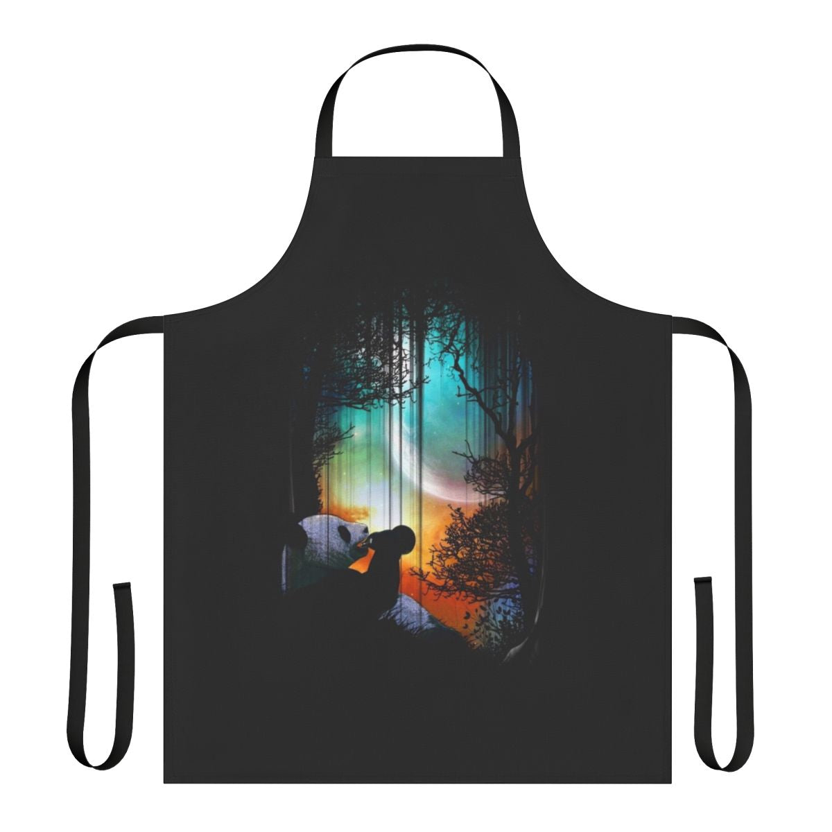 Drunken Panda Design Apron - Cute and Playful Cooking Accessory