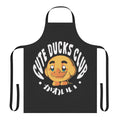 Charming apron featuring a flock of cute, mini duck illustrations