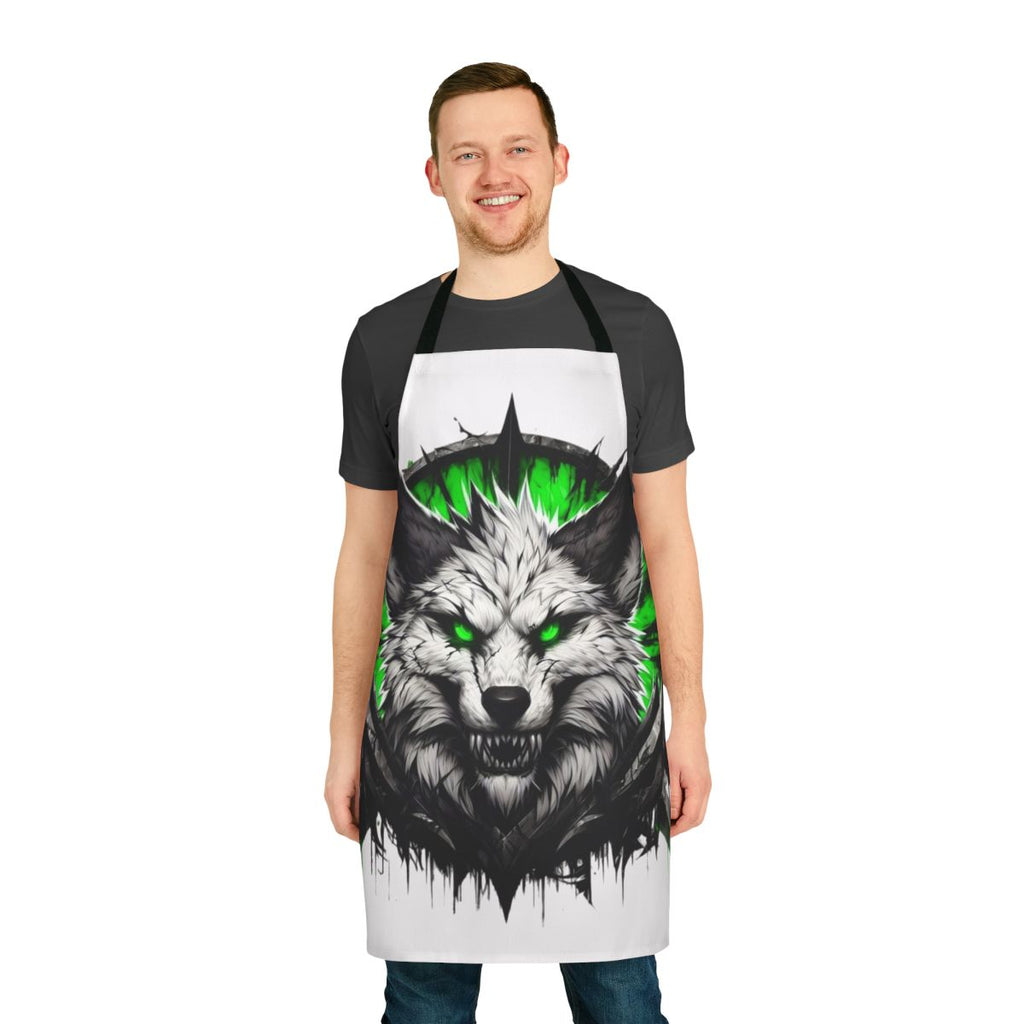 Soft and fluffy animal-themed apron with kawaii design