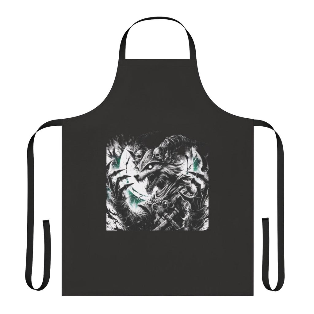 Furry art apron featuring cute, fluffy animal designs