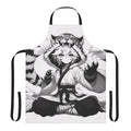 A whimsical apron featuring a playful, anthropomorphic animal design