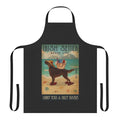 Colorful apron with an Irish Setter dog design, perfect for beach-themed kitchens and homes.