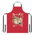 Charming kawaii ramen-themed apron for the kitchen