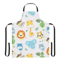 Whimsical apron featuring cute baby animal designs for adult baby diaper lovers