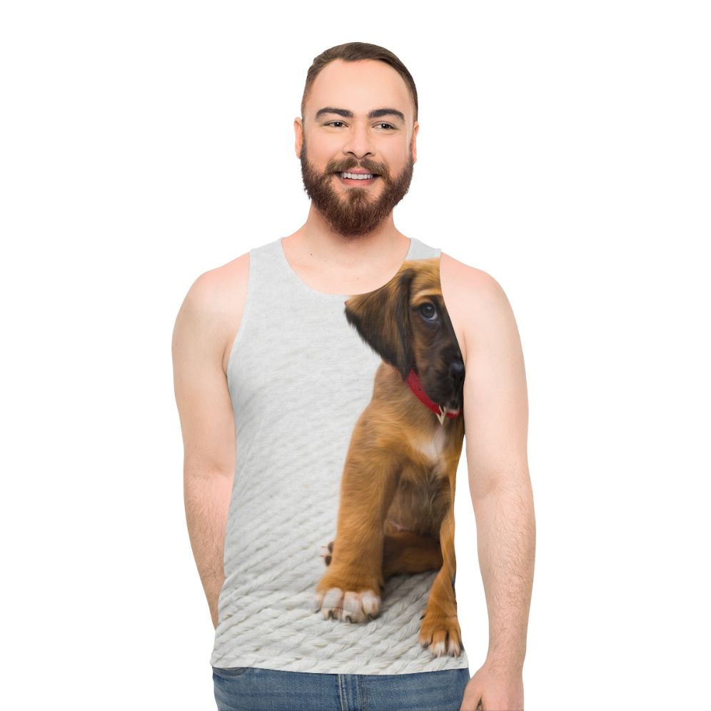 Adorable Puppy Dog Unisex Animal Tank Top