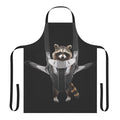 Raccoon whisperer apron featuring a playful raccoon design