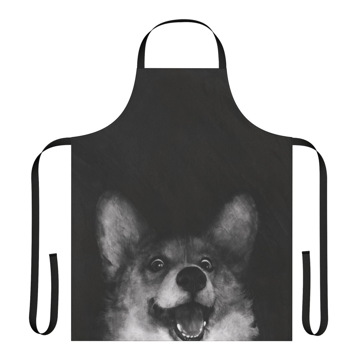 Sausage Fox Apron with a Corgi Design