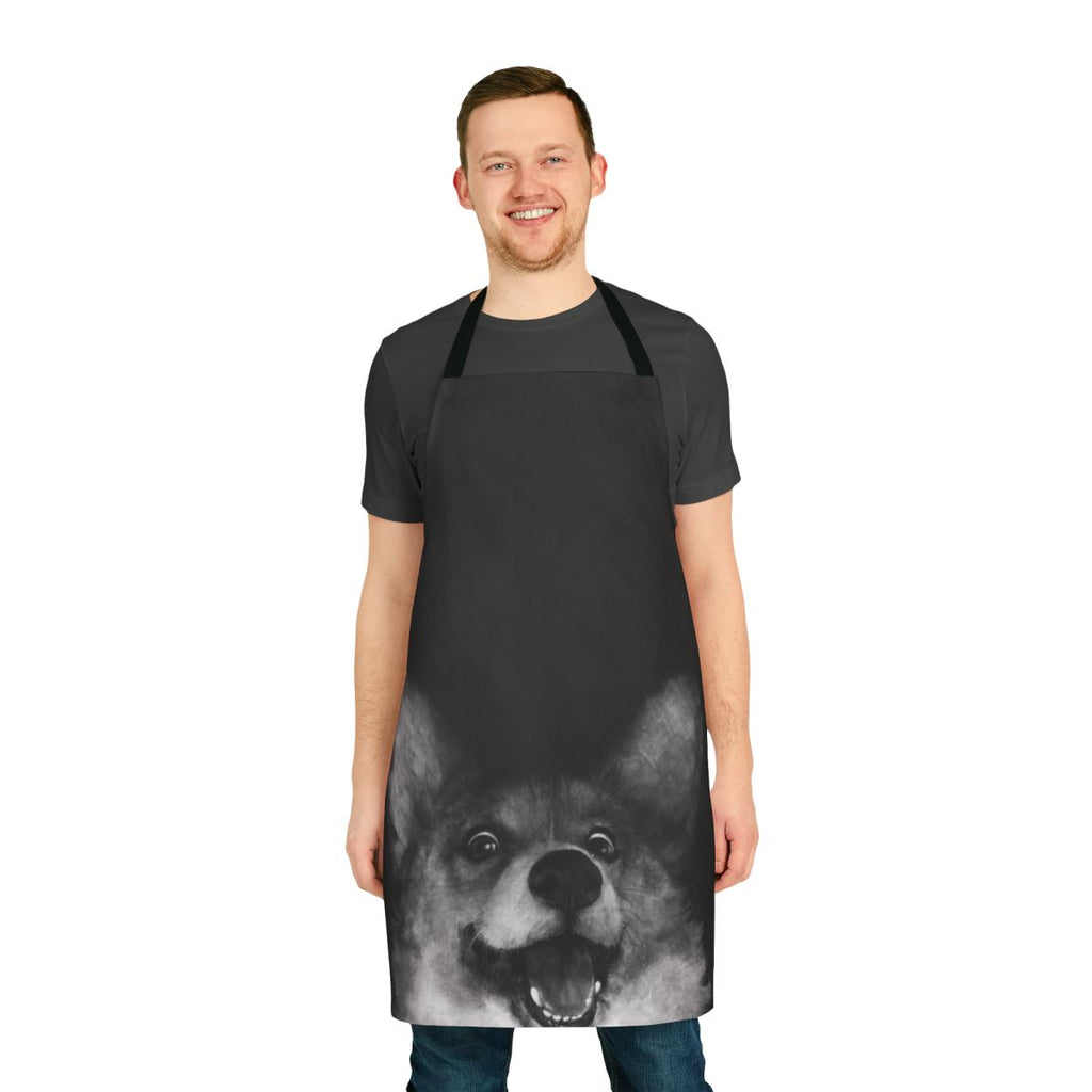 Sausage Fox Apron with a Corgi Design