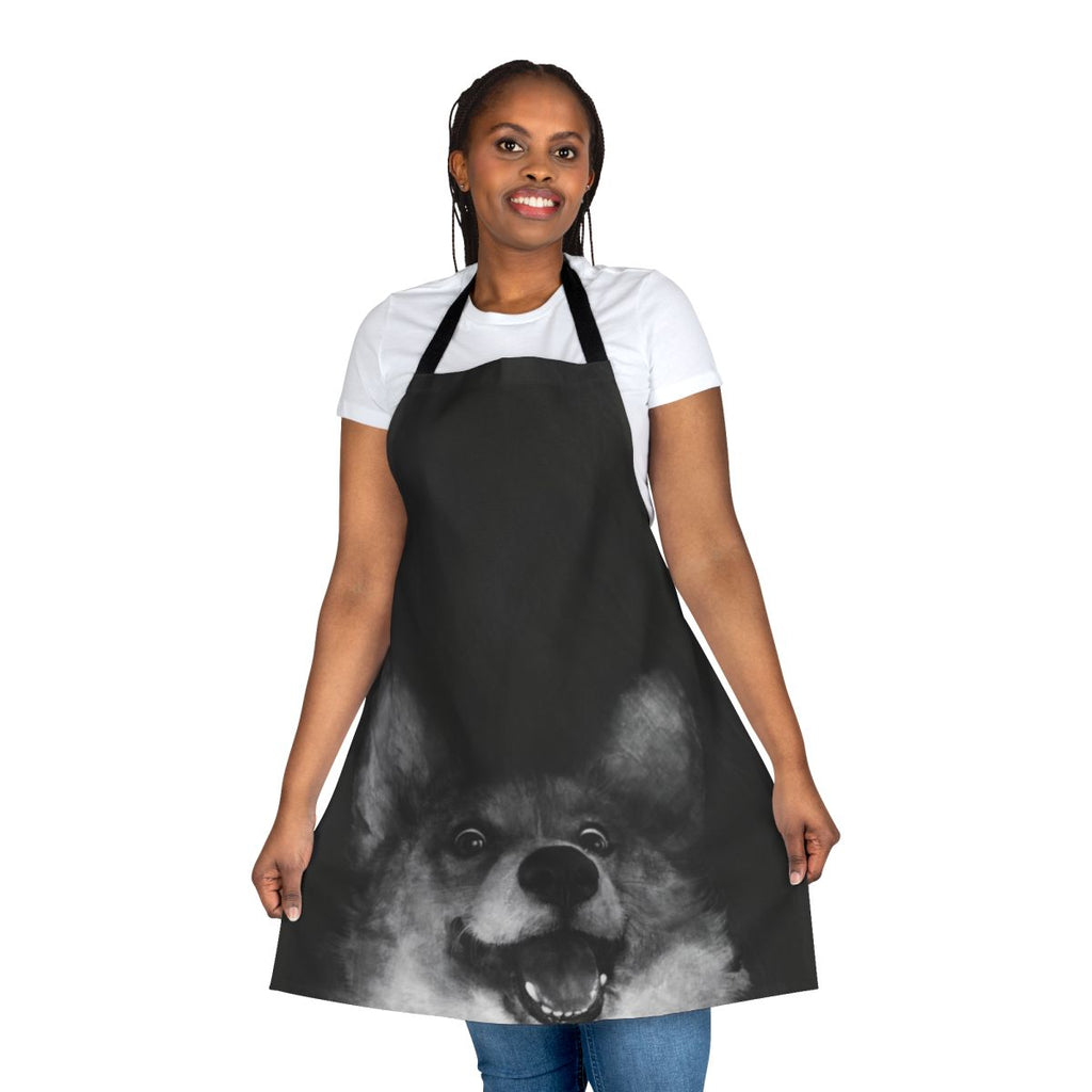 Sausage Fox Apron with a Corgi Design