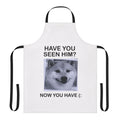 Playful Shiba Inu dog printed on a high-quality apron