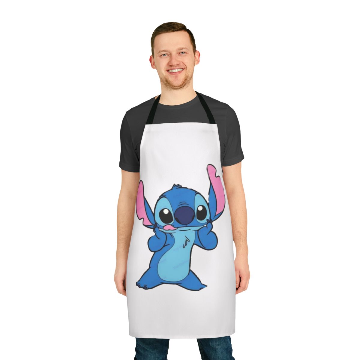 Cute apron featuring Stitch from the Lilo and Stitch movies and books