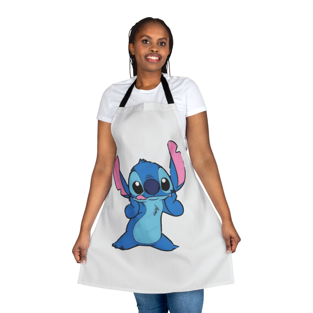 Cute apron featuring Stitch from the Lilo and Stitch movies and books