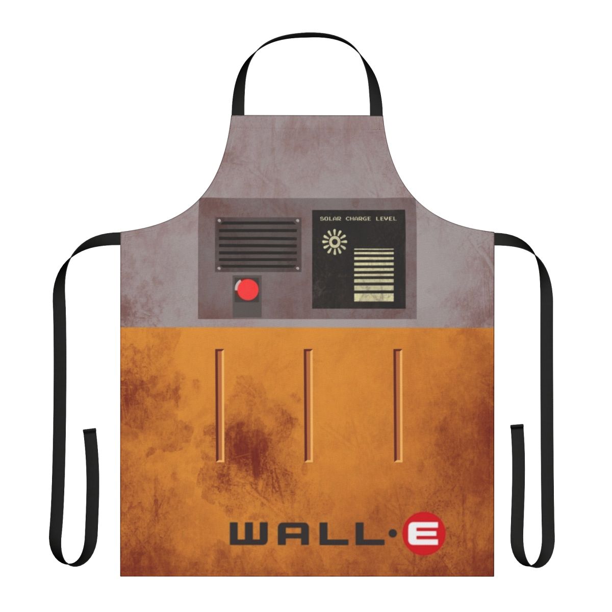Stylish apron featuring the beloved robot character Wall-E from the Pixar film