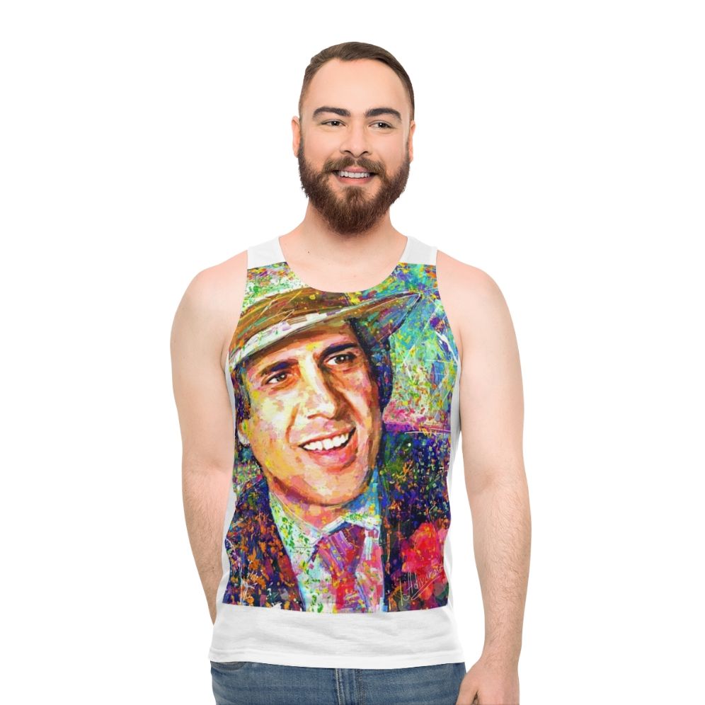 Adriano Celentano Dream Unisex Impressionist Tank Top