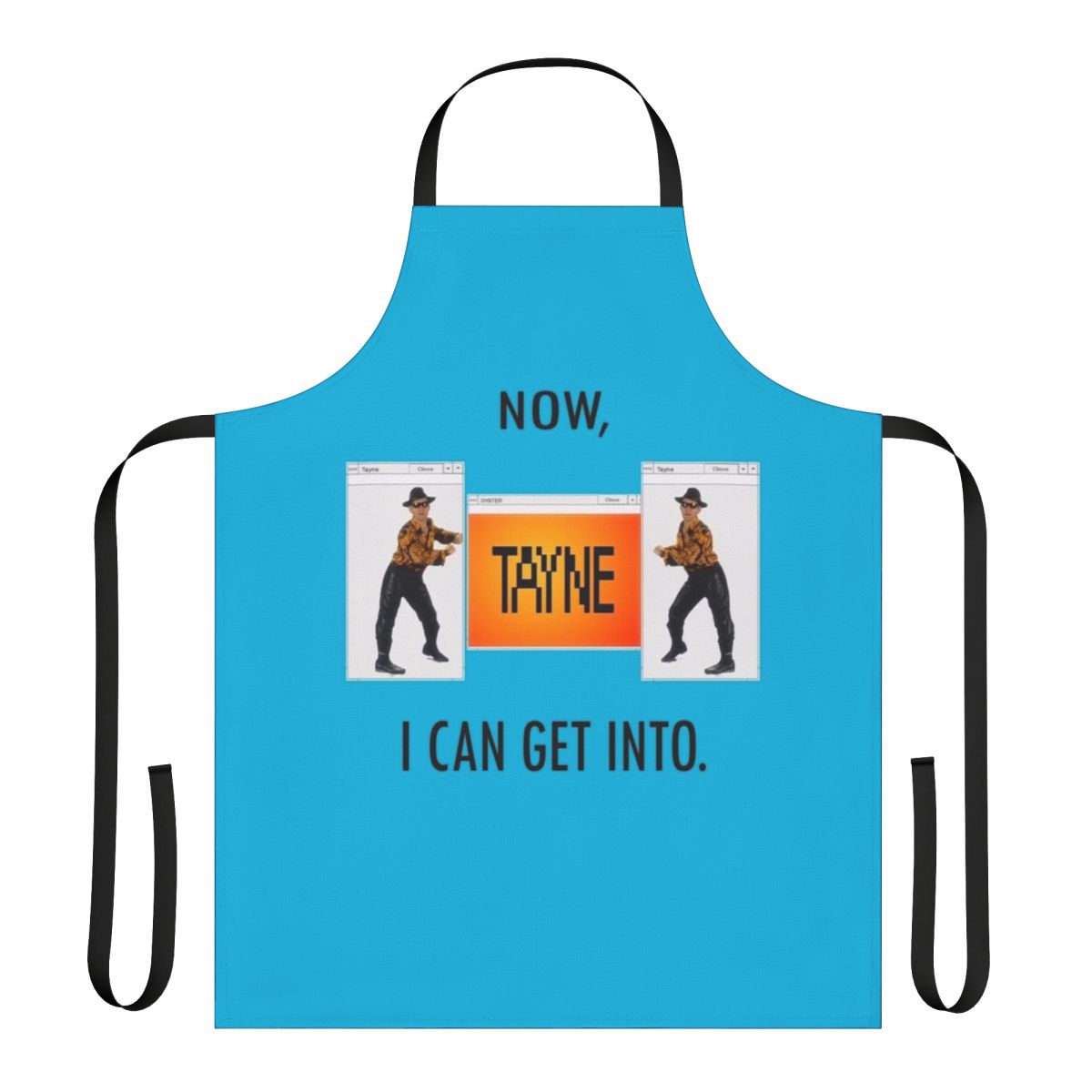 Adult Swim inspired apron featuring Celery Man, Tim and Eric, and Paul Rudd
