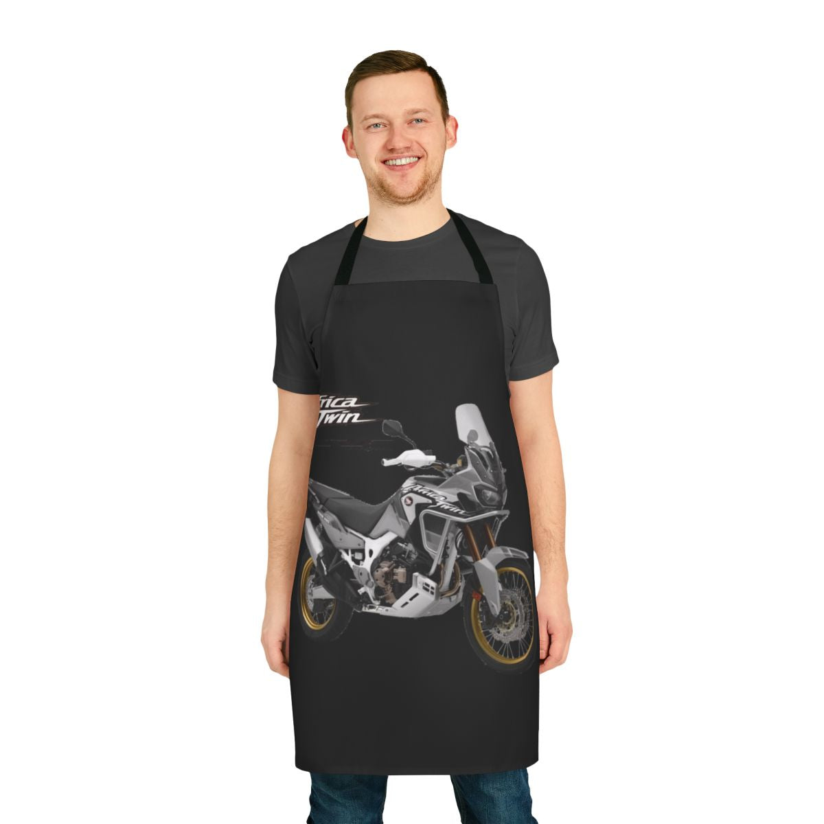 Adventure-Inspired Apron for Motorcycle Enthusiasts