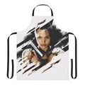 Lara Croft inspired apron with Tomb Raider and Angelina Jolie design