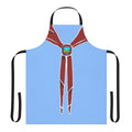 Adventurer-Inspired Scarf Apron with Pockets for Outdoor Activities