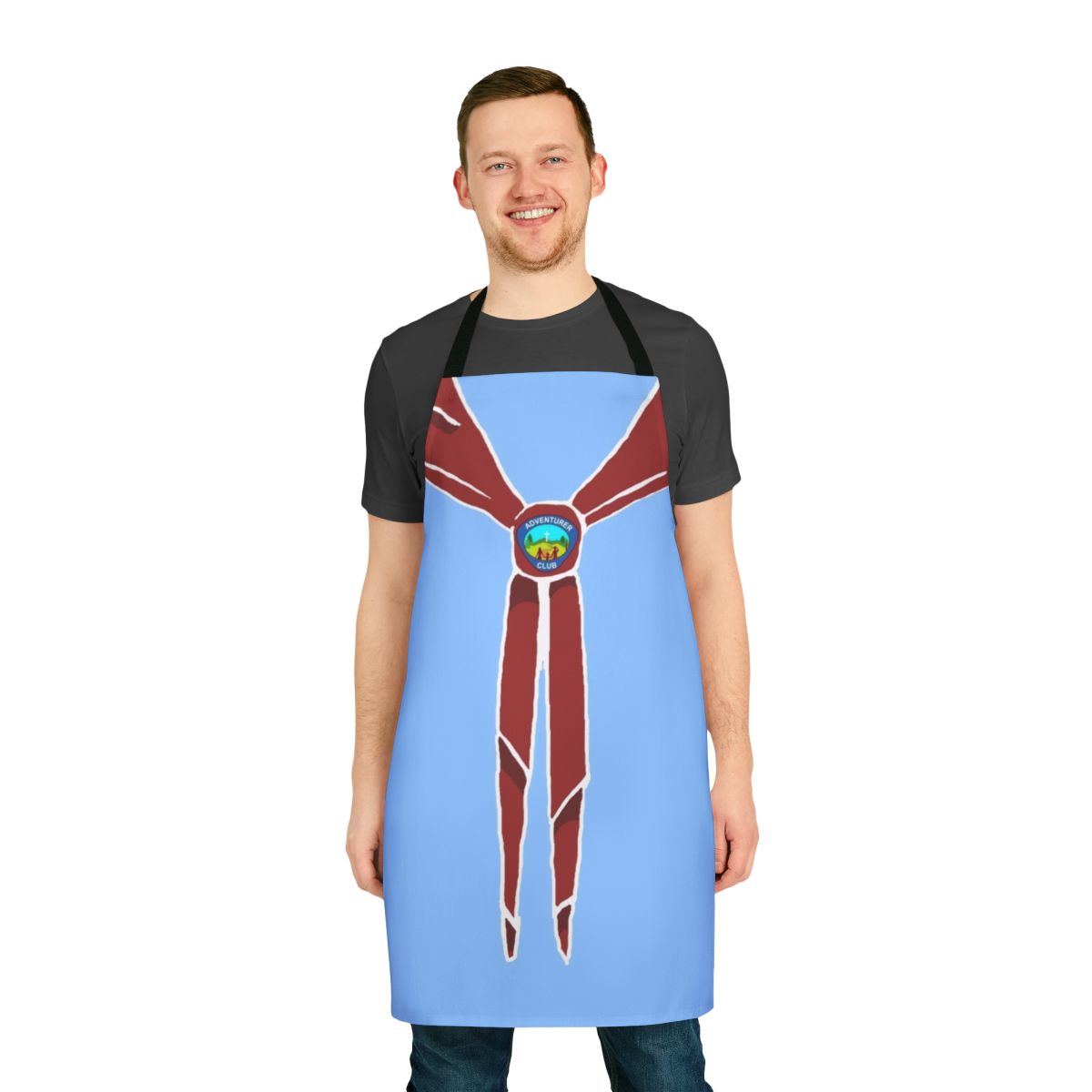 Adventurer-Inspired Scarf Apron with Pockets for Outdoor Activities