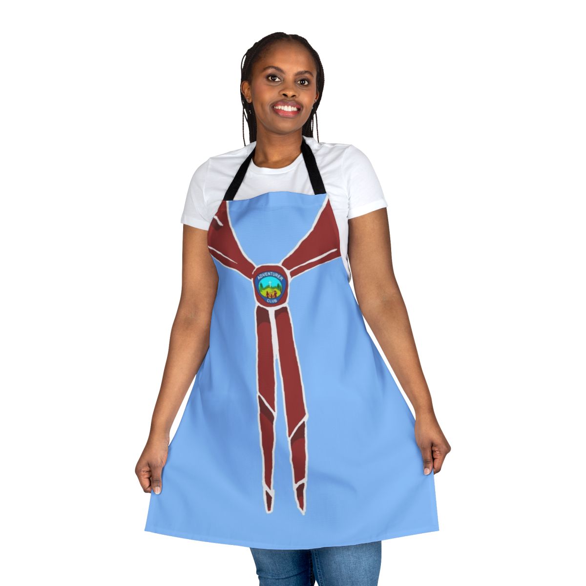 Adventurer-Inspired Scarf Apron with Pockets for Outdoor Activities