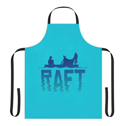 Durable raft-themed apron for cooking, crafting, or outdoor activities