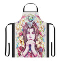 Aerith-inspired apron featuring characters from Final Fantasy 7