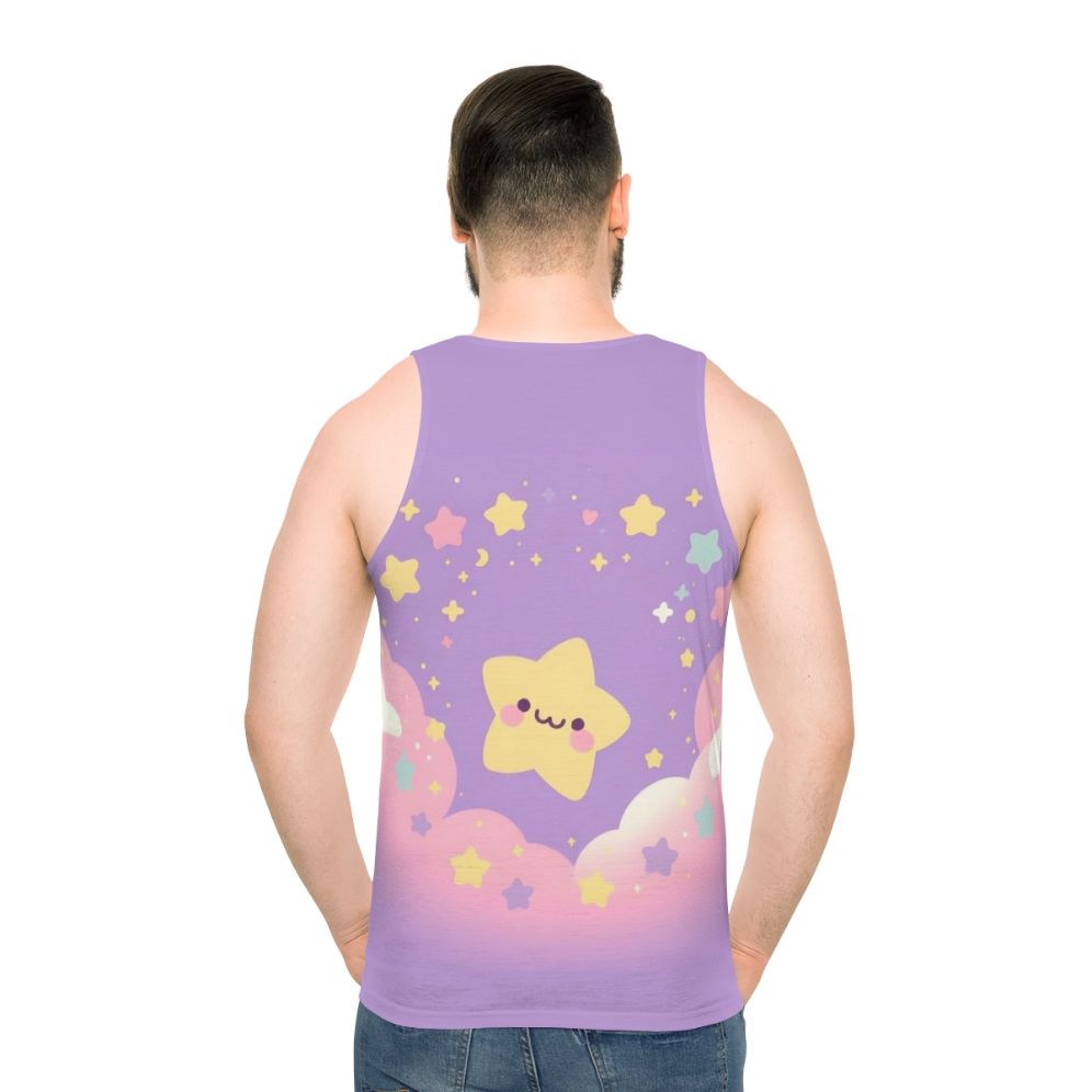 Aesthetic Star Purple Sky Unisex Tank Top