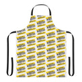 Yellow apron with discount tag, great for budget-minded buyers