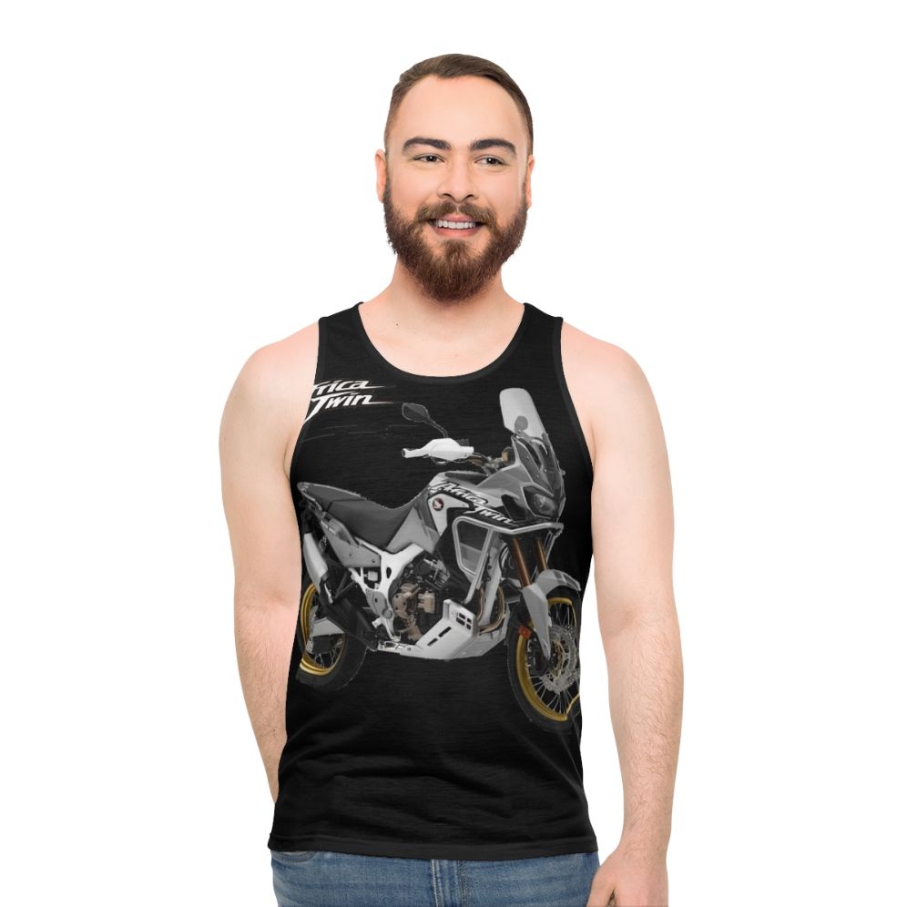 Africa Twin unisex motorcycle adventure rider tank top