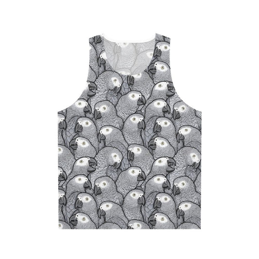 African Grey Parrot Unisex Tank Top