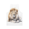 African lion resting in nature